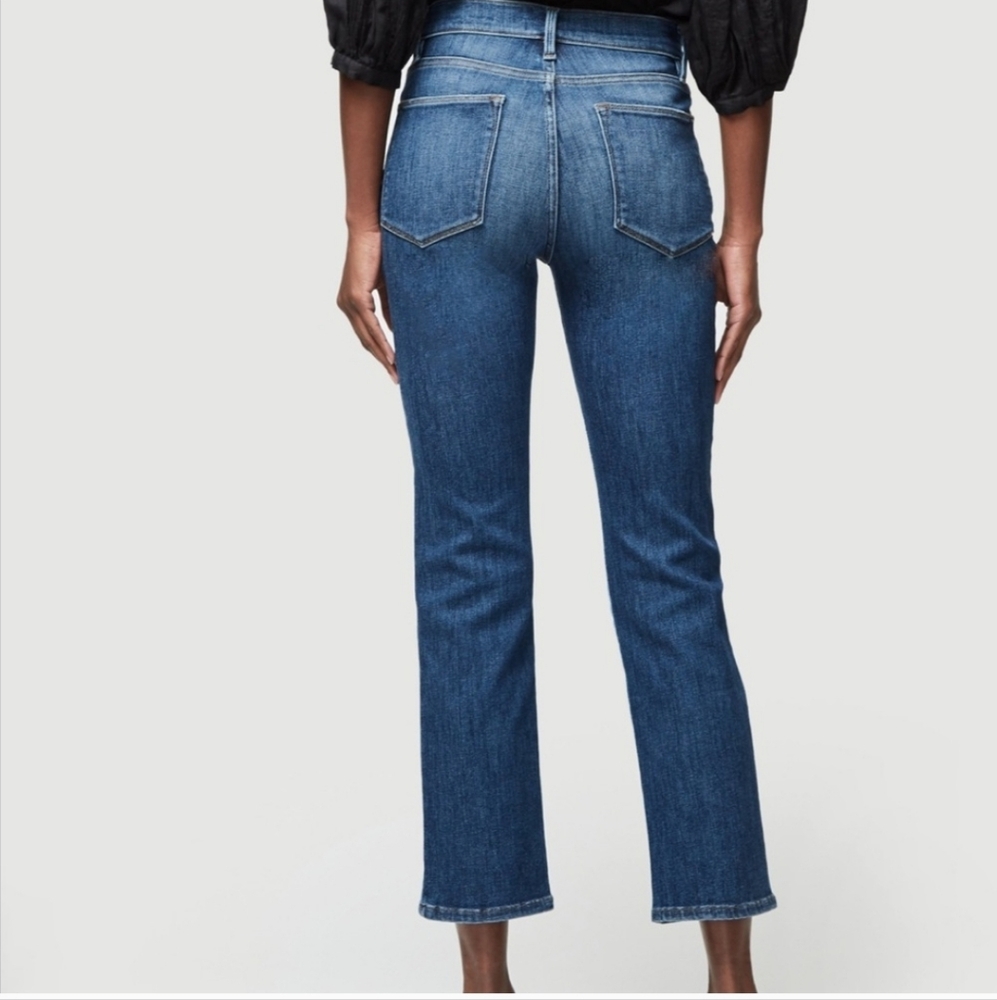 Frame Le High Straight High Rise Ankle Jean In Best - Picture 13 of 16